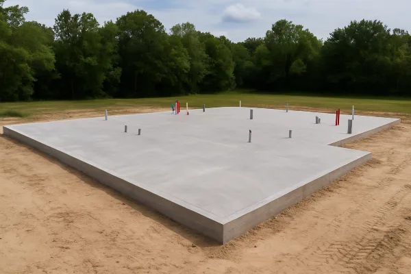 a new concrete foundation for a house from DHB Concrete Contractor Fort Worth in Fort Worth, TX - Concrete Patio Services